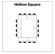 hollow square diagram